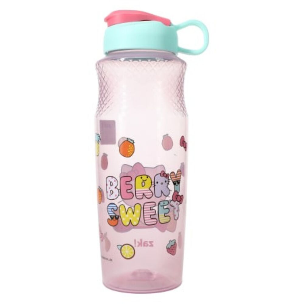 Hello Kitty® Water Bottle 30 oz. Mint Pink Both Sides Printed BPA Free